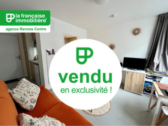 Appartement Rennes Centre Ville, plaine de baud studio avec bail commercial, superficie de 18.5 m2