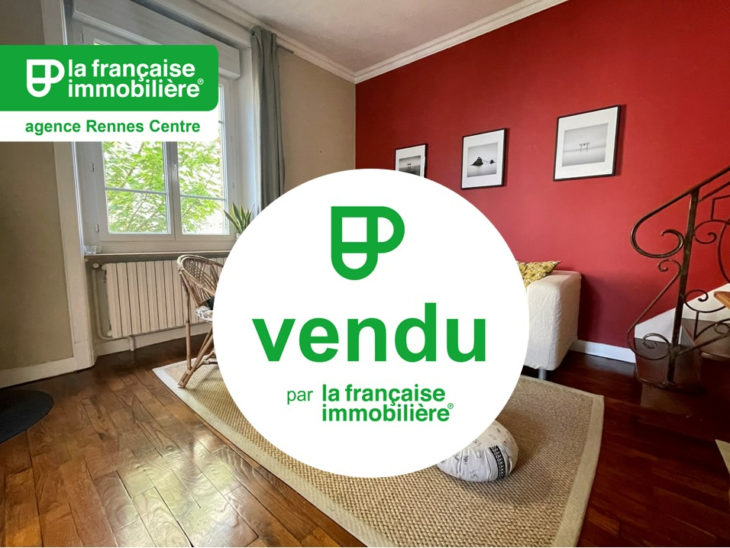 VENDU PAR L’AGENCE ! Maison Rennes Centre ville, Nord Saint Martin, 3 pièces 77.5 m2 – parcelle de 160 m² - LFI-CENTRE-8776