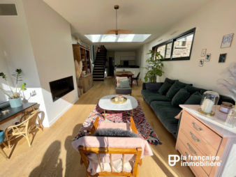 VENDU PAR L’AGENCE ! Appartement Rennes Saint Hélier 6 pièces de 126.02 m2 en souplex, terrasse, jardin et cave.