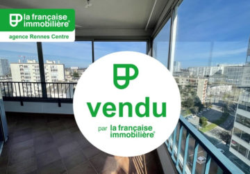 VENDU PAR L’AGENCE ! Appartement Rennes quartier Bourg L’Evesque, dernier étage, 5 pièces de 84.61 m2 avec cave, loggia et garage - LFI-CENTRE-A-9841