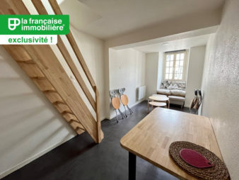 VENDU PAR L’AGENCE ! Exclusivité ! A Vendre appartement Rennes Centre ville – type 1 bis en duplex de 25.36m² au sol et 18.01m² carrez – Appartement vendu loué