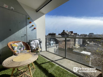 VENDU PAR L’AGENCE EN EXCLUSIVITÉ ! Appartement Rennes 5 pièces en duplex, Avenue Sergent Maginot, 96.52 m² carrez et 103.19 m²,  balcon exposé Sud, place de parking en sous-sol et cellier