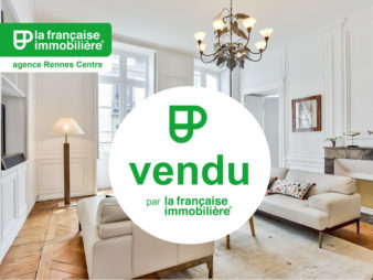 VENDU PAR L’AGENCE !  Appartement Rennes – Centre-Ville – Mairie – 6 pièces de 118.2 m² carrez et 130.23 m² au sol-  cave – droit au parking