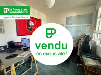 VENDU PAR L’AGENCE EN EXCLUSIVITE ! Appartement Rennes Type 1 – 14.03m² carrez et 20.55m²  au sol – Quartier Place de Bretagne