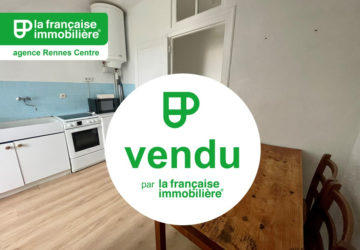 VENDU PAR L’AGENCE ! Appartement Rennes Centre-ville, Chézy-Dinan – 2 pièces situé en dernier étage, de 43.05 m²  carrez et de 55.29m² en utiles – Rue de Dinan - LFI-CENTRE-B-11763