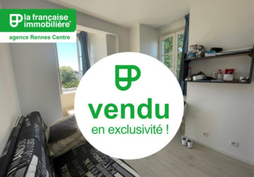 VENDU PAR L’AGENCE EN EXCLUSIVITE ! Studio Rennes – Centre historique – 15.24 m² en carrez et 17,64m² – 2ème étage – Ascenseur – Appartement loué - LFI-CENTRE-11841