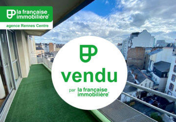 VENDU PAR L’AGENCE !  Appartement à vendre Rennes Saint Hélier – 5 pièces de 101.28 m² – Balcon – Exposition Sud – Garage - LFI-CENTRE-A-12189