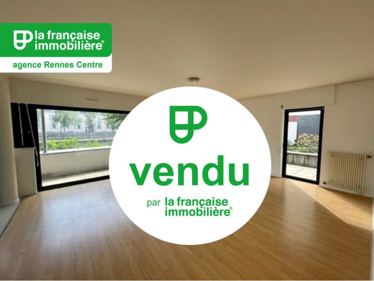 Appartement Rennes Centre ville – Quartier du mail – 3 pièces de 71.09 m2 avec double terrasse, cave et garage - LFI-CENTRE-A-12202