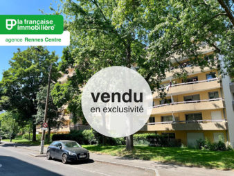 Vendu par nos soins en exclusivité ! Appartement Rennes Centre-Ville – Mail François Mitterrand – 4 pièces 82,44 m2 – balcon – parking