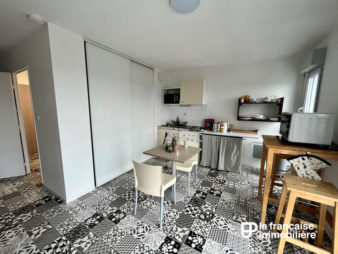 VENDU EN EXCLUSIVITE ! Appartement Rennes Centre-ville – Villejean – 1 pièces 29.52 m2 – 8ème étage – Exposée Ouest – Loué