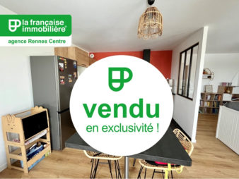 Vendu en exclusivité !  Appartement Rennes Centre ville – Vélodrome – Baud / Chardonnet 3 pièces, 67.96 m2, parking, cellier et loggia – Immeuble de 2020