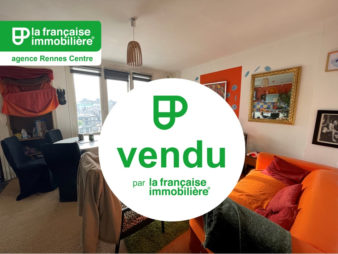 VENDU PAR L’AGENCE ! Appartement Rennes Centre-ville, Anatole France, Nord Saint-Martin, 3 pièces, 56.25 m² carrez, balcon, Est-Ouest, cave