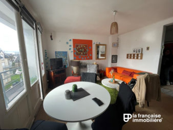 VENDU PAR L’AGENCE ! Appartement Rennes Centre-ville, Anatole France, Nord Saint-Martin, 3 pièces, 56.25 m² carrez, balcon, Est-Ouest, cave