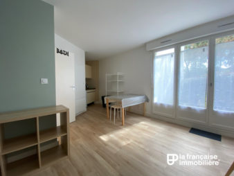 Vendu par nos soins en Exclusivité ! Appartement de type studio à vendre – Rez-de-chaussée – 24.2m² – Terrasse – Pontchaillou – Rennes