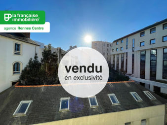 VENDU EN EXCLUSIVITE ! Appartement Rennes Centre ville, Place de Bretagne, 2 pièces, 40.08m² , cave